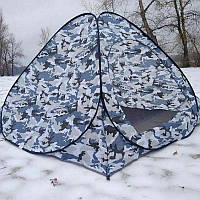 Палатка зимняя пружинная с отстёгивающимся дном 230 на 230