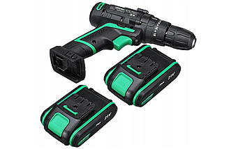 Акумуляторний шуруповерт Powertools Plus PL21-3 в кейсі, фото 4