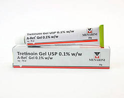 Третиноїн гель для проблемної шкіри A-ret gel 0,1%, 20г. Термін до 07.2025