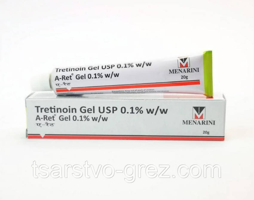 Третиноїн гель для проблемної шкіри A-ret gel 0,1%, 20г. Термін до 07.2025