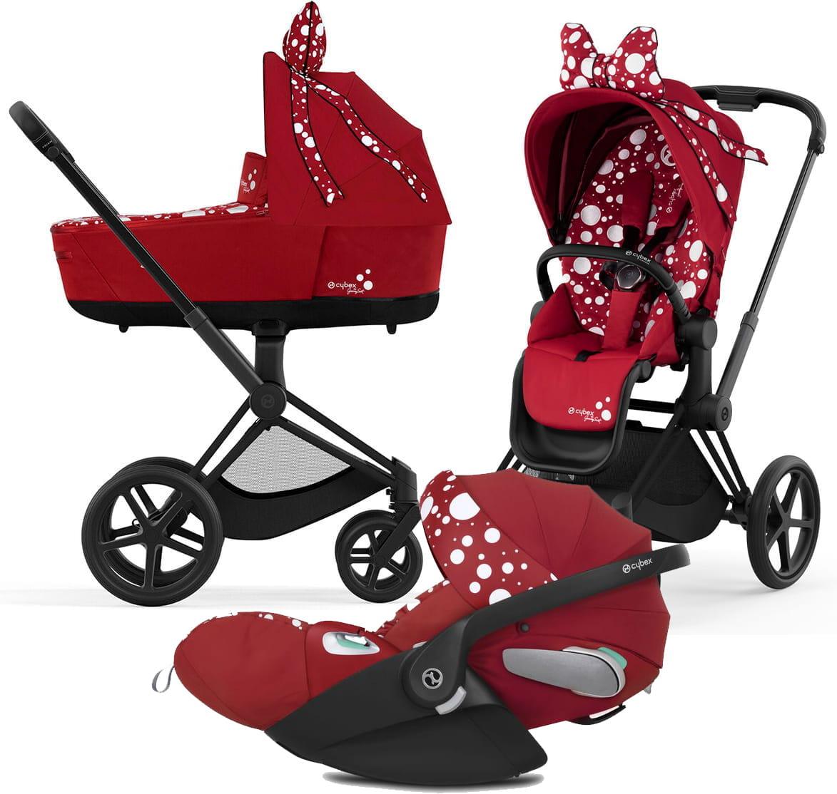 Cybex Priam 4.0 Коляска 3 в 1 By Alec Voelkel Rock Шасі Matt Black 2022 ...