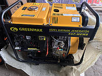 Генератор Greenmax 5.5 кВт 100 кг Дізель монофаза