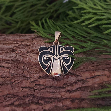Ведмідь скандинавський Кулон амулет, фото 1