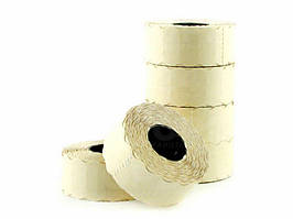 Етикет-стрічка 26*12 (біла) Арт.3208