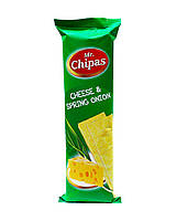 Чипсы со вкусом сыра и зеленого лука Mr. Chipas Cheese & Spring Onion, 75 г (4820235280215)