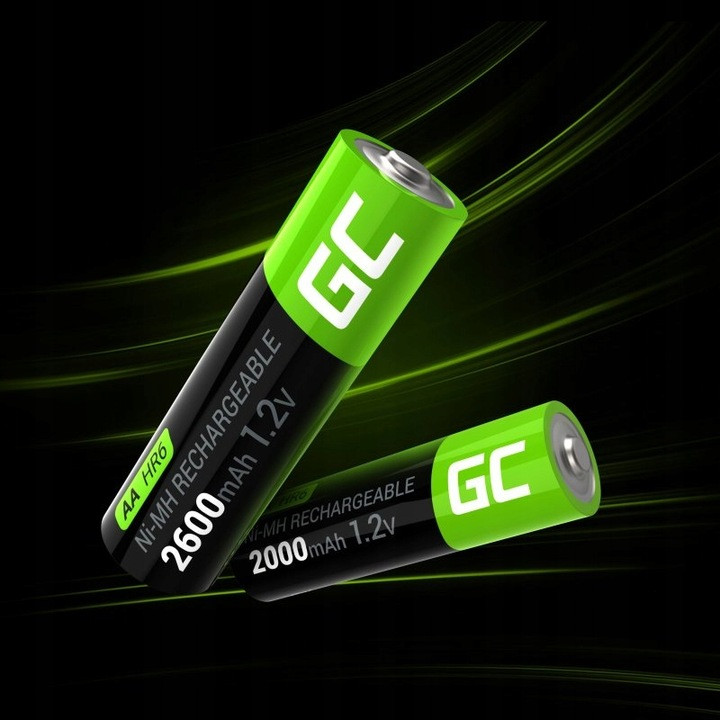 Акумуляторні батарейки Green Cell AA (R6) 2600 mAh 4шт.