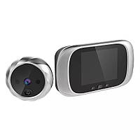Цифровой видео - глазок для входной двери 2.8 дюйма с цветным монитором и функцией звонка