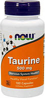 Таурин Now Foods - Taurine 500 мг (100 капсул)