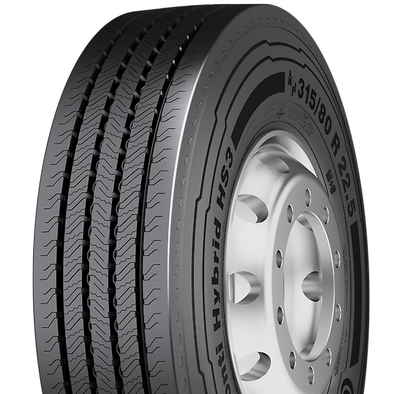 Вантажна шина Continental Conti Hybrid HS3 + 315/80 R 22.5 156/150 L 20PR M+S 3PMSF (рульова)