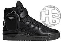 Женские кроссовки Adidas Forum High Prada Black GY7040