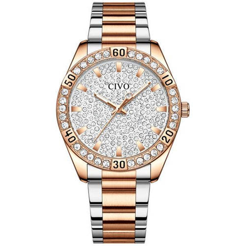 Женские часы CIVO 8117C | Stainless Steel Band Vintage Rose (ID ...