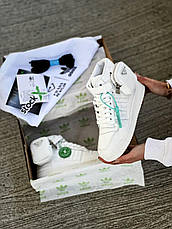 Жіночі кросівки Adidas Forum High Prada White GY7041, фото 3