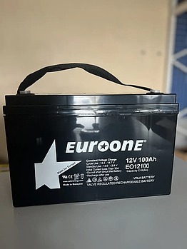 Гелевий акумулятор EUROONE 12V 100Ah Gel EO12100