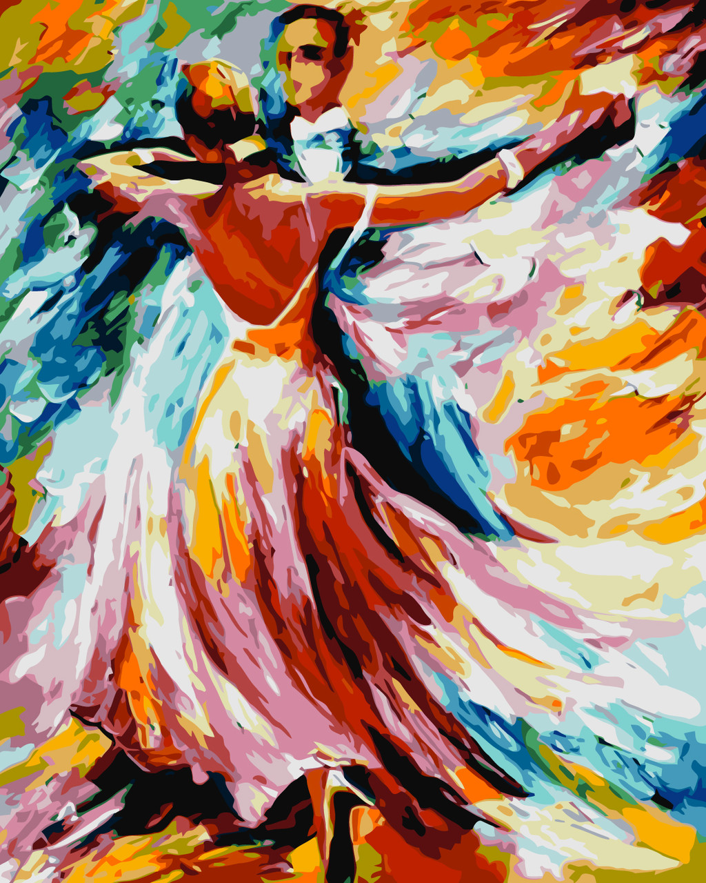 Картини за номерами 40×50 см Kontur. Чудовий вальс худ. Леонід Афремов. DS0442, фото 1