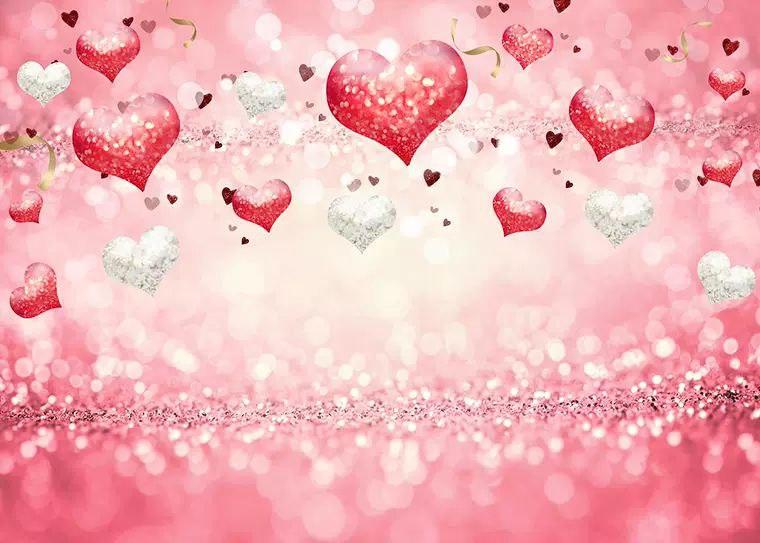 Баннер Виниловый для Фотозоны 100х150 См Сердечки Розовый — Купить ...