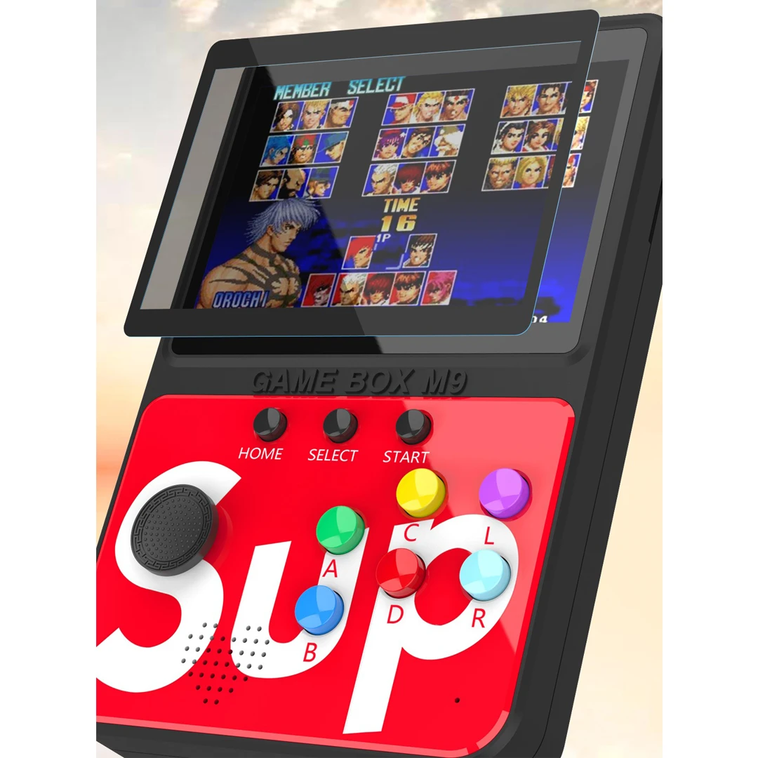 Портативная игровая консоль Sup Game Box Power D3"HD-M9 Ретро приставка ...