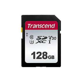 Картка пам'яті Transcend 128 GB SDXC class 10 UHS-I U3 V30 (TS128GSDC300S)