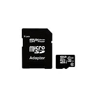 Карта памяти Silicon Power 32GB microSD Class 10 UHS-ISDR (SP032GBSTHBU1V10SP)