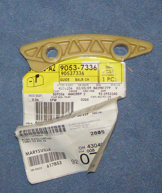 Напрямний ланцюг GM 90537336 2.4L Buick Regal & CHEVROLET Captiva Equinox Malibu & Z22SE OPEL Vectra-C