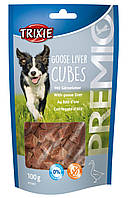 Ласощі Trixie для собак Преміо "Guse Liver Cubes" з качиною печінкою 100г