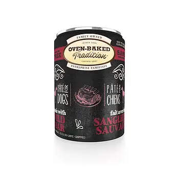 Паштет для собак зі свіжим м'ясом кабана Oven-Baked Tradition 354 г
