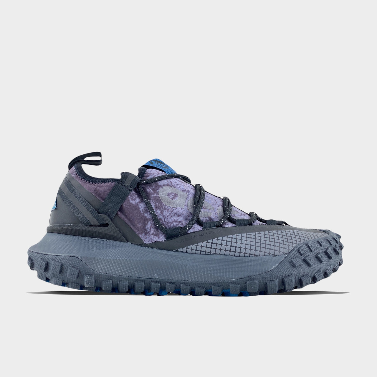 Зимові Чоловічі Кросівки Nike ACG Mountain Fly Low Violet / Найк АСГ Маунтін Флай Низькі Фіолетові з Чорним