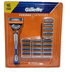 Касети для гоління Gillette Fusion оригінал 8 шт. (поштучно)