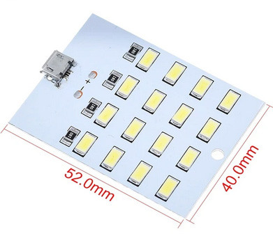 Світлодіодна матриця 16 led micro usb, фото 1