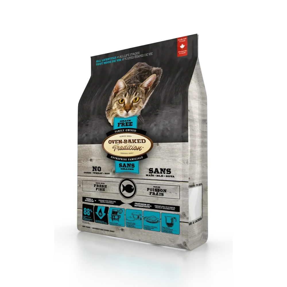 Корм для котів беззерновий зі свіжого м'яса риби Oven-Baked Tradition 1.13 кг