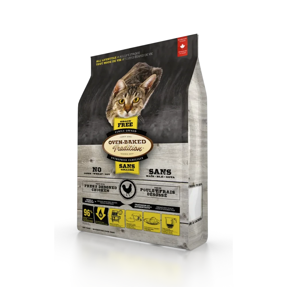 Корм для котів зі свіжого м'яса курки Oven-Baked Tradition 2.27 кг