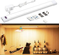 WOBANE LED Under Unit Light Kitchen, світлодіодне освітлення шафи з регульованою яскравістю та датчиком