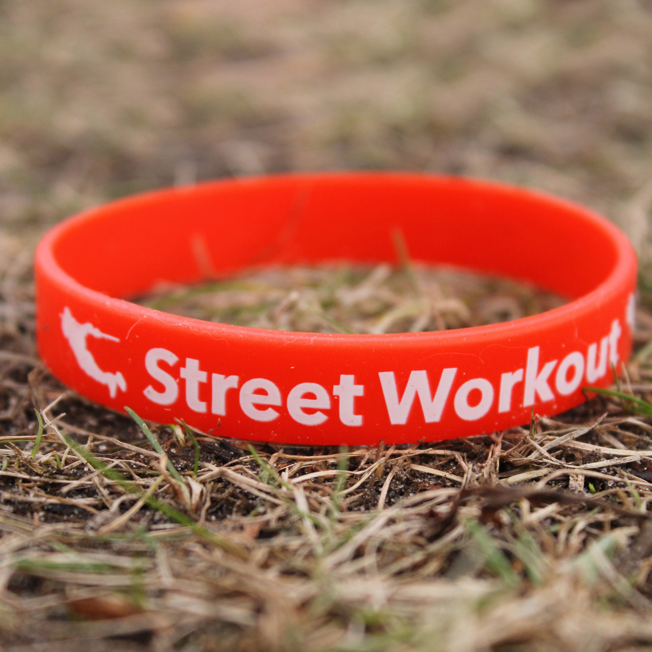 Браслет силіконовий Street Workout (червоний)