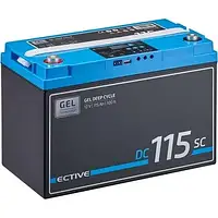 Гелевая батарея питания ECTIVE DC 115SC GEL Deep Cycle с ЖК-дисплеем 115 Ач