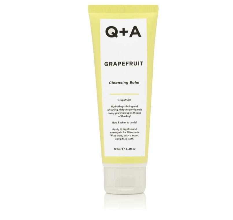 Q+A Grapefruit Cleansing Balm 125ml - Очищаючий гідрофільний бальзам з грейпфрутом