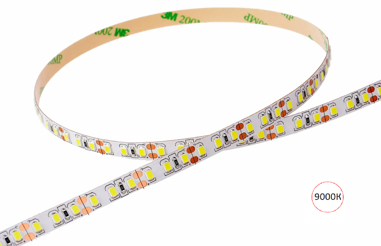 Світлодіодна LED стрічка PROLUM SG 12V-2835-120 холод.біла (9000-10000К), негерметична, 5м*5 ММ, КОТУШКА ціна за 1 метр.