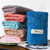 Рушник лицьовий мікрофібра 100*50 см Хвилька