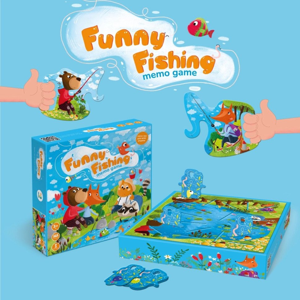 Настольная Игра для Детей «Funny Fishing» DoDo 200221 — Купить Недорого ...