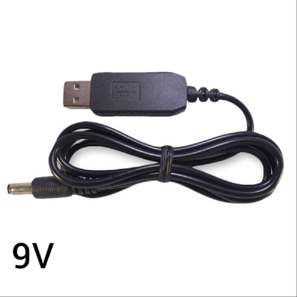 Кабель USB — 5.5*2.1, DC-DC, з 5 в 9 в перетворювач напруги підвищувальний, 1 м