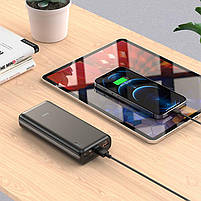 Зовнішній акумулятор Power Bank Hoco Premium 20000mAh J80A 2USB/Type-C, PD/QC, 5A/22.5W, фото 5