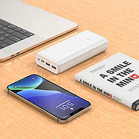 Зовнішній акумулятор Power Bank Hoco Premium 20000mAh J80A 2USB/Type-C, PD/QC, 5A/22.5W, фото 3