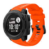 Ремінець для Garmin Instinct Гармін Інстинкт (помаранчевий), фото 2