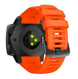 Ремінець для Garmin Instinct Гармін Інстинкт (помаранчевий), фото 3