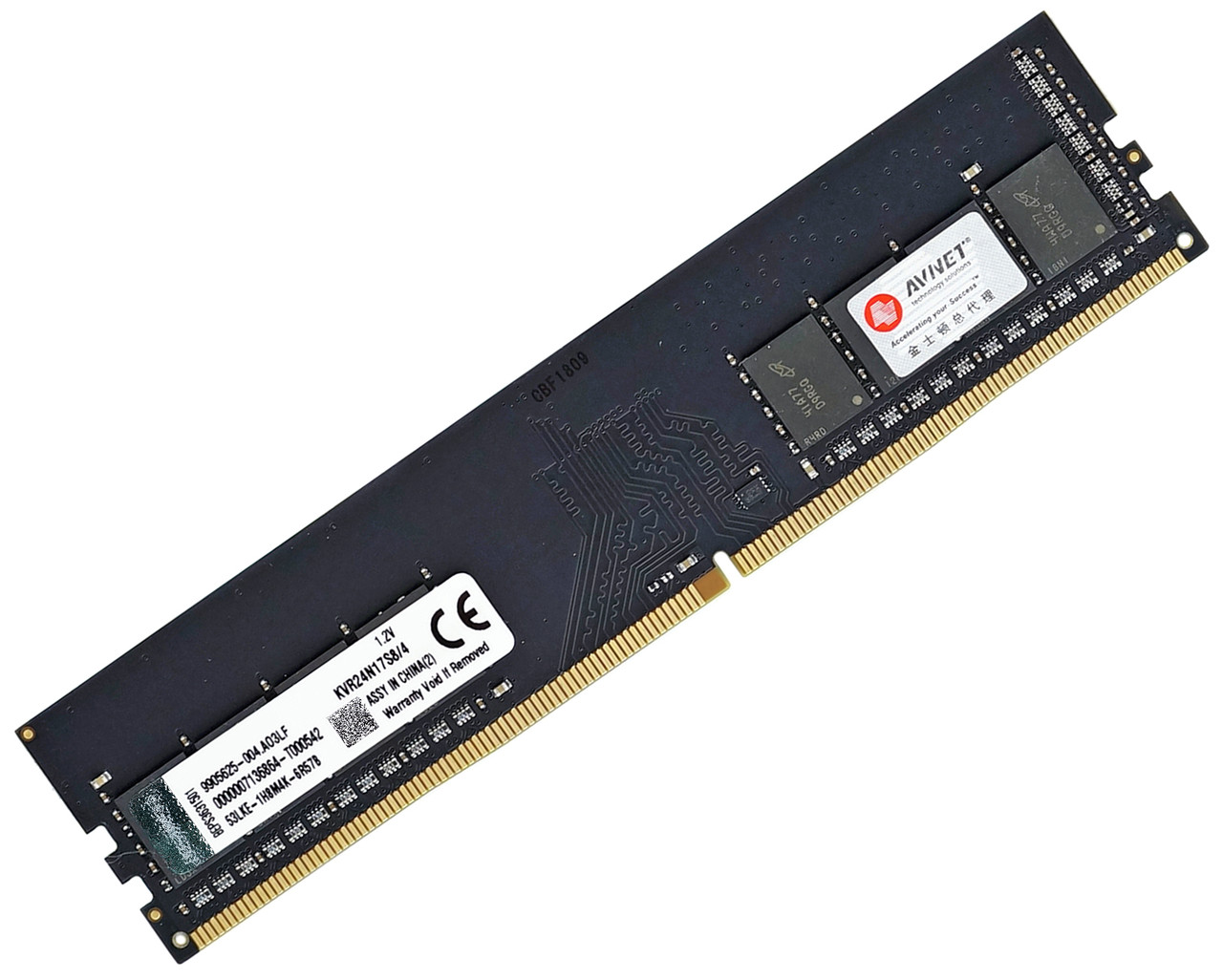Оперативна пам'ять DDR4 4Gb (4 Гб) 2400MHz PC4-19200 (KVR24N17S8/4) універсальна 4096MB ДДР4 4Гб (4 Gb)
