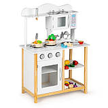 Кухня дитяча Ecotoys TK040A White дерев'яна ігрова для дітей W_1433, фото 3