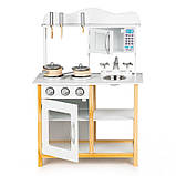 Кухня дитяча Ecotoys TK040A White дерев'яна ігрова для дітей W_1433, фото 4