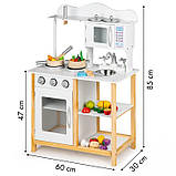 Кухня дитяча Ecotoys TK040A White дерев'яна ігрова для дітей W_1433, фото 9