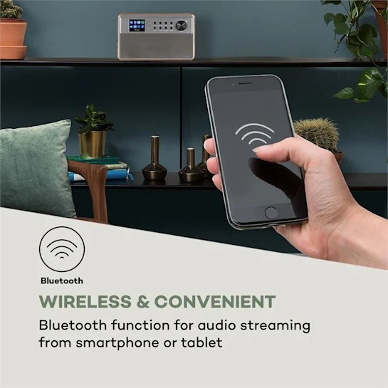 Интернет радио Auna Connect Link Smart Radio IR / DAB + / FM Spotify BT 2,4-дюймовый дисплей - фото 4 - id-p1736362366