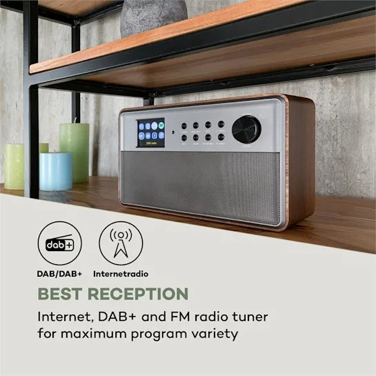 Интернет радио Auna Connect Link Smart Radio IR / DAB + / FM Spotify BT 2,4-дюймовый дисплей - фото 7 - id-p1736362366