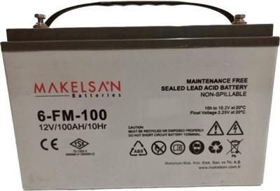 Акумулятор 12V 100 Ah MAKELSAN 6-FM-100, Gray Case Гелевий (329x172x218 мм)