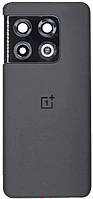 Задняя крышка OnePlus 10 Pro черная Hacker Black оригинал + стекло камеры